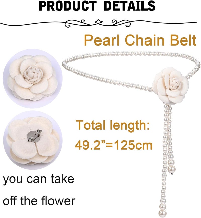 MODRSA Chain Belt Chain Silver Chain Belt Gold Chain Belt with Chain Sunflower Butterfly Waist Chain Belt Plus Size Long - Image 2